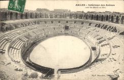 CPA Arles Interieur des Arenes 
