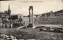CPA Arles Le Theatre Antique 