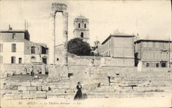 CPA Arles Le Theatre Antique 