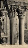 CPA Arles Eglise St Trophime Details du Cloitre Colonnes Jumelles et le Roi Salomon 