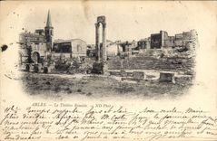 CPA Arles Le Theatre Romain Carte 1899