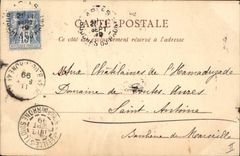 CPA Arles Le Theatre Romain Carte 1899
