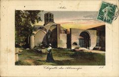 CPA Arles Chapelle des Aliscamps 