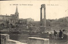 CPA Arles Le Theatre Antique 