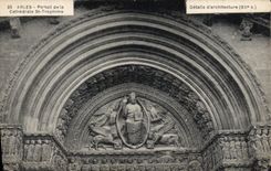 CPA Arles Portail Cathedrale St Trophime 