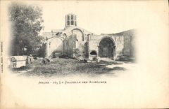 CPA Arles La Chapelle des Aliscamps 