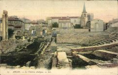 CPA Arles Le Theatre Antique 
