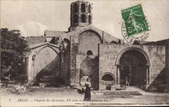 CPA Arles Chapelle des Alyscamps 