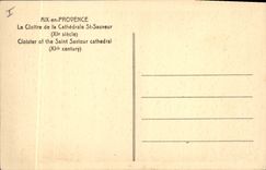CPA Aix en Provence Le Cloitre de la Cathedrale st Sauveur 