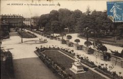 CPA Bordeaux La Terrasse du Jardin public 