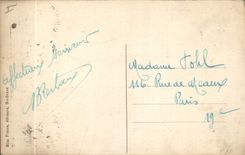 CPA Bordeaux La Terrasse du Jardin public 