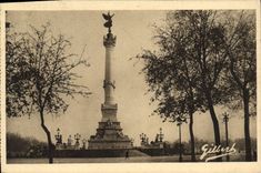 CPA Bordeaux Monument des Girondins 