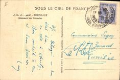 CPA Bordeaux Monument des Girondins 