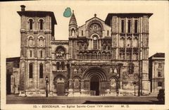 CPA Bordeaux Eglise Sainte Croix 
