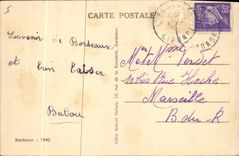 CPA Bordeaux Eglise Sainte Croix 