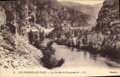 CPA Les Gorges du Tarn Les Roches de Kougnadoire 
