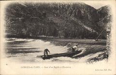 CPA Gorges du Tarn Saut d'un Rapide a Hauterive 