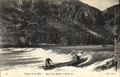 CPA Gorges du Tarn Saut d'un Rapide a Hauterive 