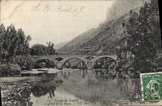 CPA Gorges du Tarn Le Pont de la Muse 