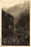 CPA Gorges du Tarn Route creusee dans le rue a la hauteur Detroits Lozere 