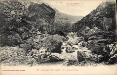 CPA La Lozere Gorges du Tarn Le Pas de Souci 