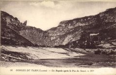 CPA Gorges du Tarn Lozere Un Rapide apres le Pas du Souci 
