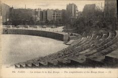 CPA Paris Les Arenes de la Rue Monge 