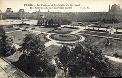 CPA Paris Les Tuileries et les Jardins du Carrousel 