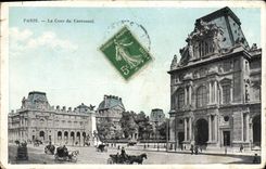 CPA Paris La Cour du Carrousel 