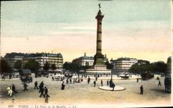 CPA Paris La Place de la Bastille 