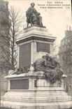 CPA Paris Statue d'Alexandre Dumas Place Malesherbes 
