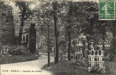 CPA Paris Jardin de Cluny 