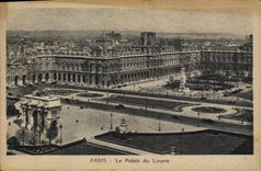CPA Paris Le Palais du Louvre 