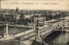 CPA Paris Le Pont Alexandre III 