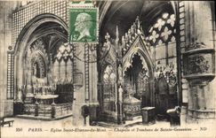 CPA Paris Eglise Saint Etienne du Mont Chapelle et Tombeau de Sainte Genevieve 