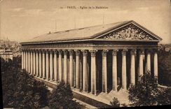 CPA Paris Eglise de la Madeleine 