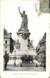 CPA Paris Statue de la Republique 