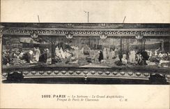 CPA Paris La Sorbonne Le Grand Ampitheatre Fresque de Puvis de Chavannes 