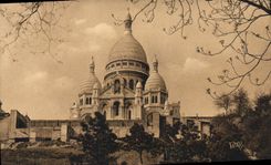 CPA Paris Montmartre Basilique du Sacre Coeur 