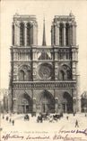 CPA Paris Facade de Notre Dame 