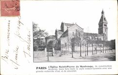 CPA Paris L'Eglise Saint Pierre de Montrouge 