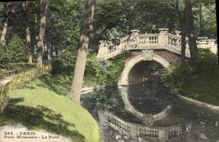 CPA Paris Parc Monceau Le Pont 