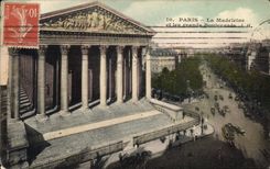 CPA Paris La Madeleine et les grands Boulevards 