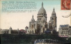 CPA Paris Basilique du Sacre Coeur 