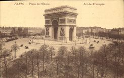 CPA Paris Place de l'Etoile Arc de Triomphe 