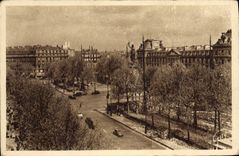 CPA Paris et ses Merveilles La Place de la Republique 1854 1862 Au fond La Basilique du Sacre Coeur 