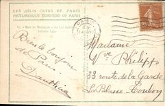 CPA Les Jolis coins de Paris Bois de Boulogne Le Lac Inferieur