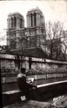CPA Notre Dame modele du Peintre 