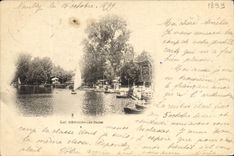 CPA Lac d'Enghien les Bains Carte 1899