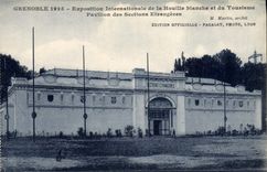 CPA Grenoble 1925 Exposition Internationale de Houille blanche et du Tourisme Pavillon des Sections 